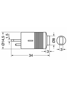 2-pin plug for loudspeakers 2