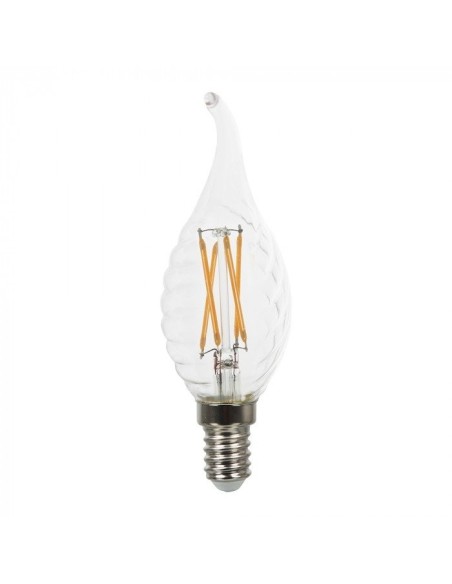 V-TAC VT-1995D 43881 LED Gloeilamp E14 4W Kaarsvlam met gekruiste gloeidraad 2700K Dimbaar