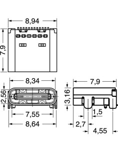 Toma USB 3.1 Tipo C para... 2