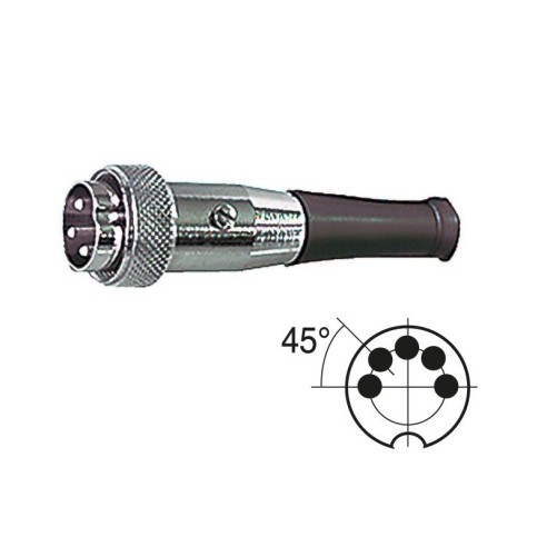 5-poliger geschirmter Din-Stecker mit...