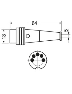 5-poliger abgeschirmter... 2