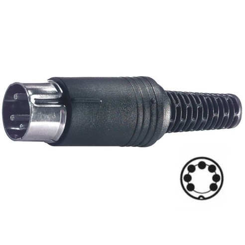 7-poliger geschirmter Din-Stecker