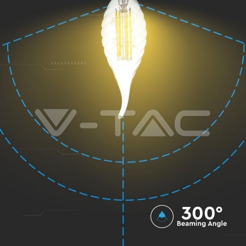 V-TAC VT-1995 LED Bulb E14 4W Flame...