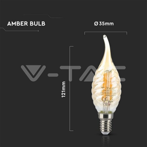 V-TAC VT-1947 7116 LED Bulb E14 4W...