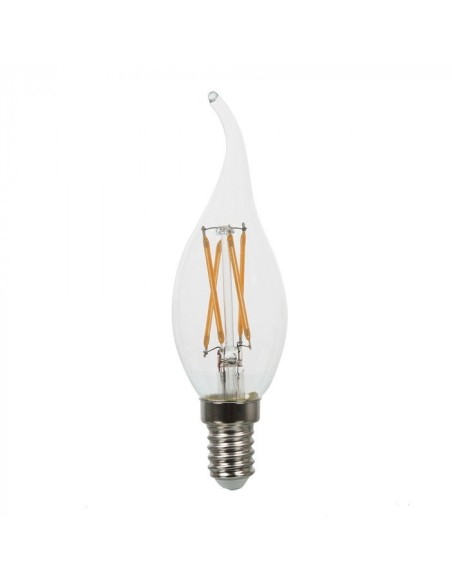 V-TAC VT-1997 44301 LED Bulb E14 4W Crossed Filament Flame Candle 6400K