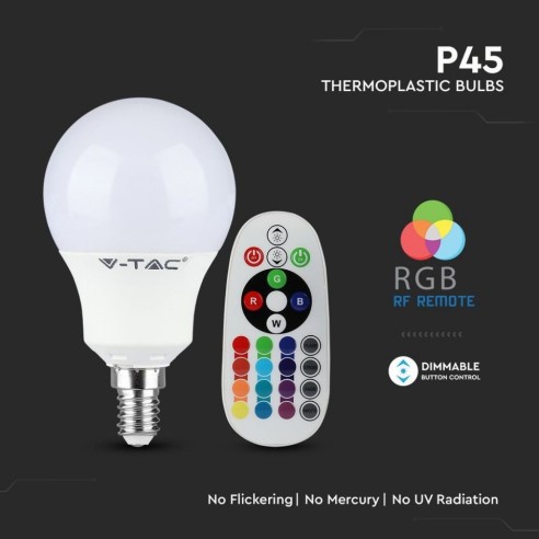 V-TAC VT-2234 LED Bulb E14 3.5W P45...