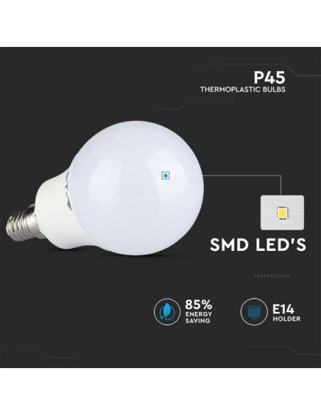 V-TAC VT-2236 LED bulb E14 5.5W P45 CRI 95