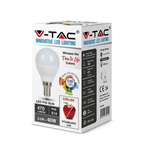 V-TAC VT-2236 LED bulb E14 5.5W P45...