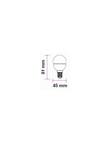 V-TAC PRO VT-270 LED Chip Bulb Samsung E14 7W P45