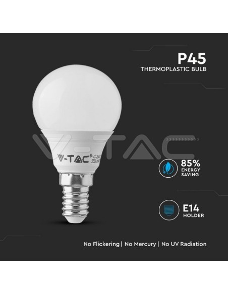 V-TAC PRO VT-270 LED Chip Bulb Samsung E14 7W P45