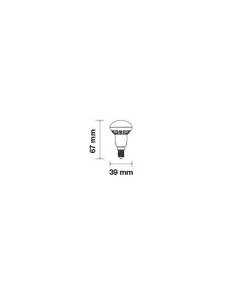 V-TAC VT-1861 4220 LED Bulb E14 3W R39 4000K