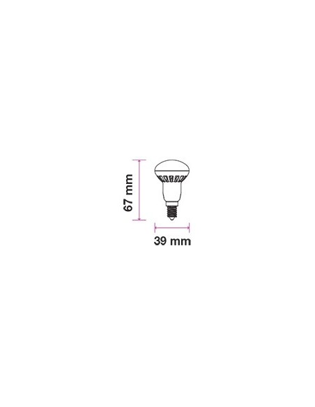 V-TAC PRO VT-239 LED Chip Lamp Samsung E14 3W R39