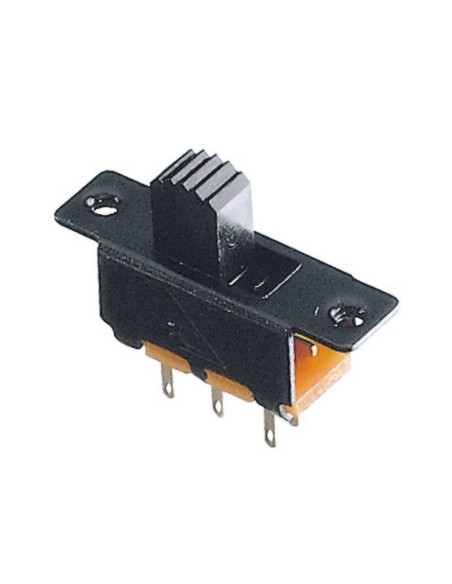 Interrupteur à glissière DPDT ON-ON montage en panneau, 30Vdc 0.3A - Lup Fung SSD-22F25-G6-NS