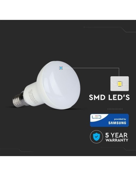 V-TAC PRO VT-250 LED Bulb with Samsung Chip E14 6W R50