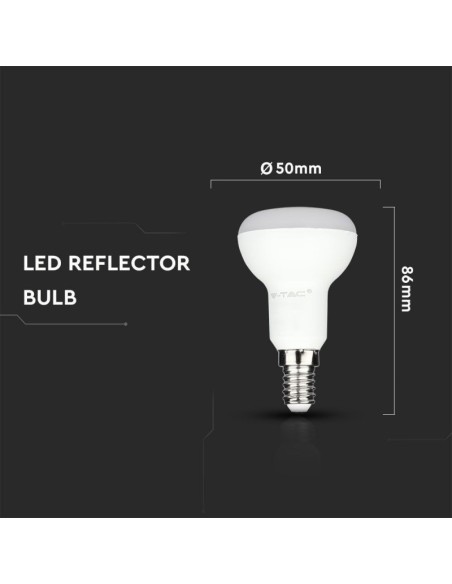 V-TAC PRO VT-250 LED Bulb with Samsung Chip E14 6W R50