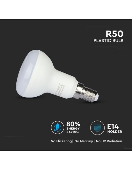 V-TAC PRO VT-250 LED Bulb with Samsung Chip E14 6W R50