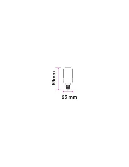 V-TAC PRO VT-202 LED Lamp met Samsung Chip E14 2W ST26