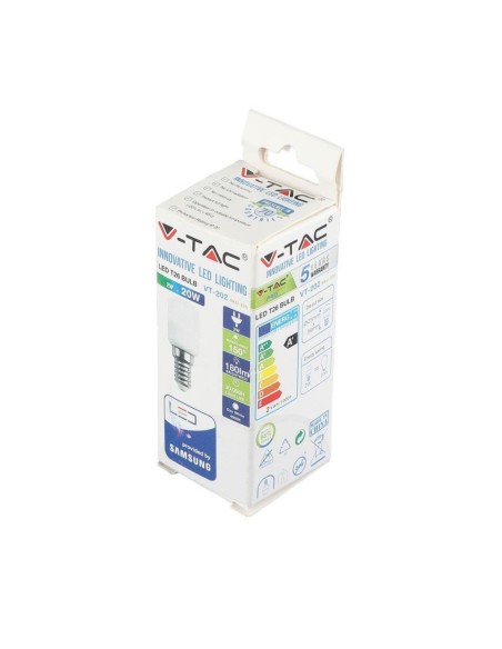Bombilla LED V-TAC PRO VT-202 con chip Samsung E14 2W ST26
