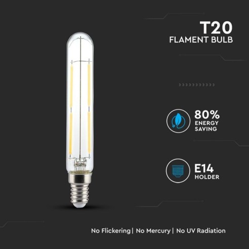 V-TAC VT-2204 LED Bulb E14 4W T20...