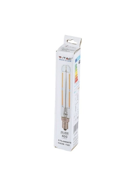 V-TAC VT-2204 LED Bulb E14 4W T20 Filament