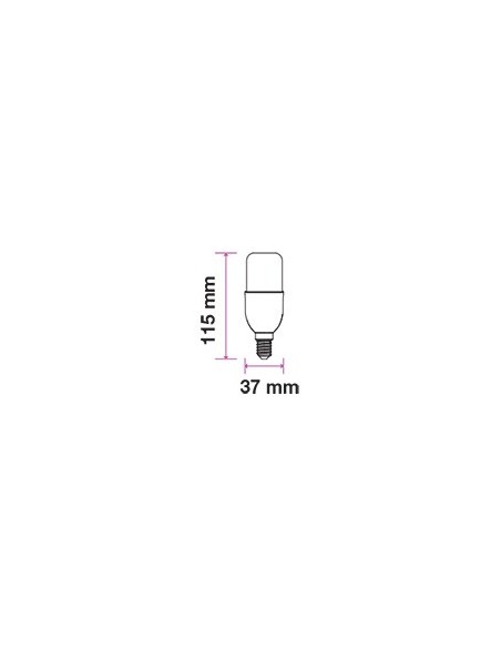 V-TAC PRO VT-248 Lampadina LED con Chip Samsung E14 8W T37