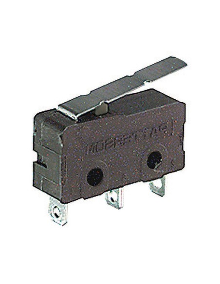 Endschalter mit Hebel 26mm, Lötanschlüsse, 125V 3A