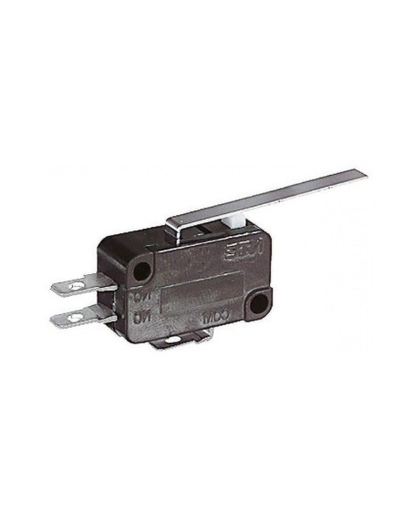 Deviatore finecorsa con leva 51,1mm, terminali faston 4,8mm, 250V 5A