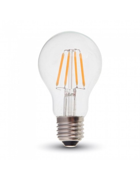 V-TAC PRO VT-256 287 Bombilla LED Chip Samsung E27 6W A60 Filamento 2700K