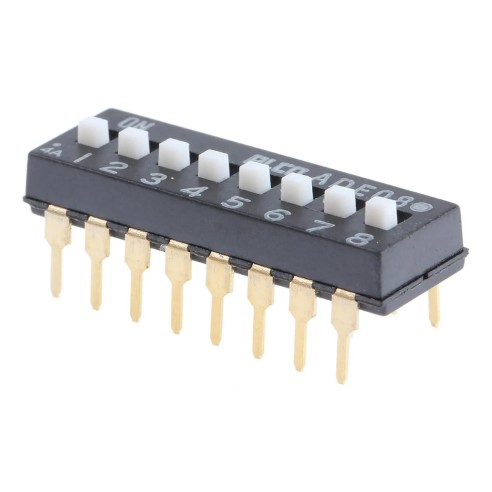 8-position dip switch - TE...
