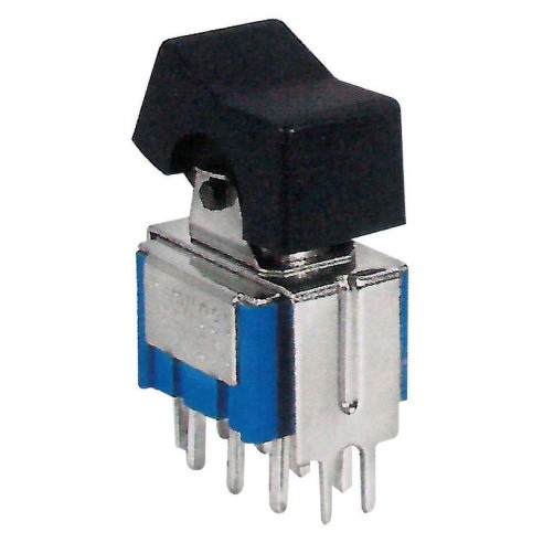 Double pole rocker switch DPDT ON-ON...