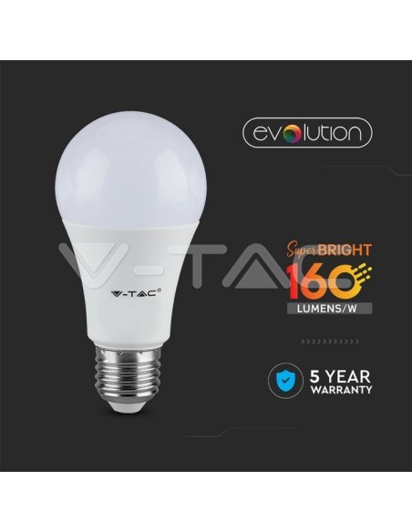 V-TAC VT-2307 LED bulb E27 6.5W 160LM/W A60