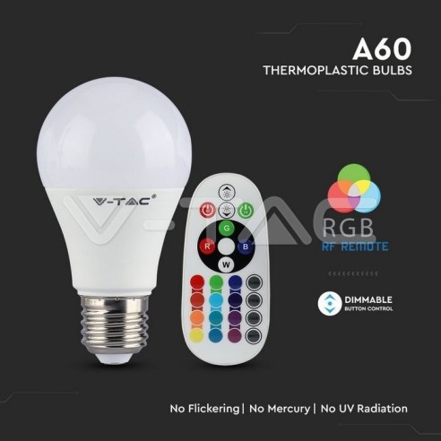 V-TAC VT-2229 LED Bulb E27 9W A60...