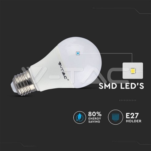 V-TAC VT-2229 LED Bulb E27 9W A60...