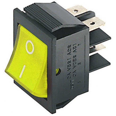 Interruptor basculante bipolar DPST...