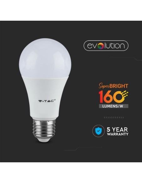 V-TAC VT-2310 LED Bulb E27 9.5W 160LM/W A60