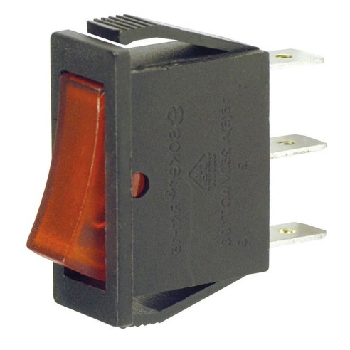 SPST single-pole rocker switch ON-OFF...