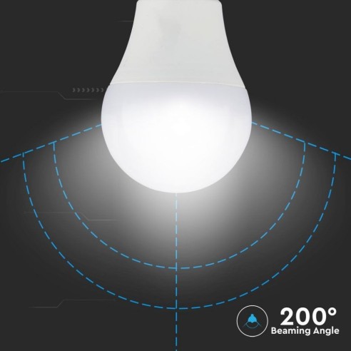 V-TAC VT-2011 LED Bulb E27 9W A60 3...
