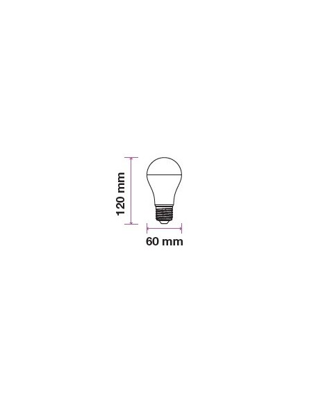 V-TAC VT-2210 Ampoule LED E27 10W A60 CRI 95