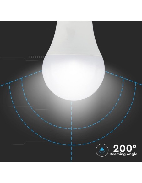 V-TAC VT-2210 LED Lamp E27 10W A60 CRI 95
