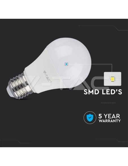 V-TAC PRO VT-262D Samsung LED Chip Lamp E27 12W A60 Dimmable
