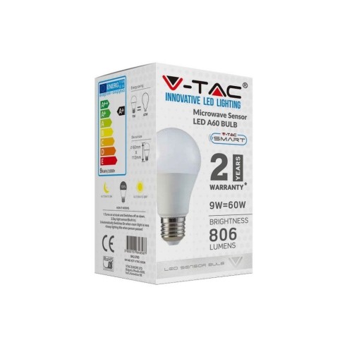 V-TAC VT-2219 LED Bulb E27 9W A60...