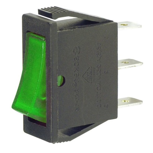 SPST single-pole rocker switch ON-OFF...