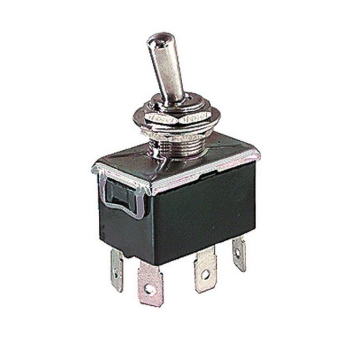 Interruptor bipolar DPDT ON-ON con...