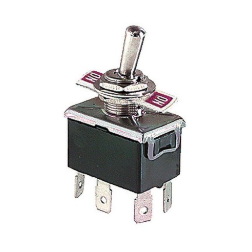 Interruptor bipolar DPDT ON-ON con...
