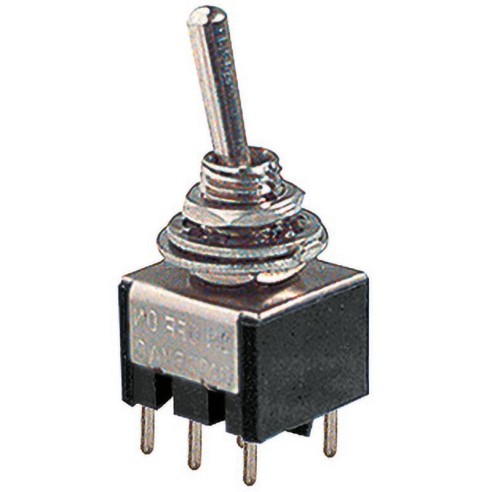 Two-pole lever switch DPDT ON-ON for...
