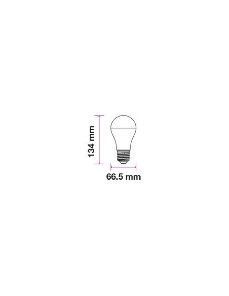 V-TAC PRO VT-295 Lampadina LED Chip Samsung E27 12W A++ A65