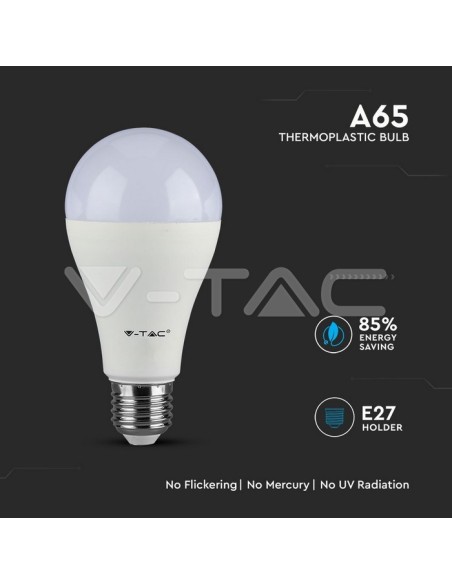 V-TAC PRO VT-295 Lampadina LED Chip Samsung E27 12W A++ A65