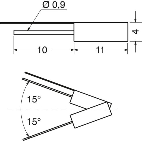 Trillingsschakelaar 24V 200mA
