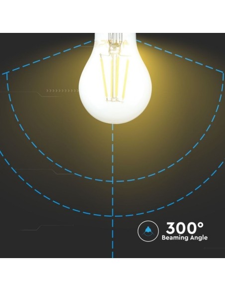 V-TAC VT-1978 LED Bulb E27 8W A67 Filament