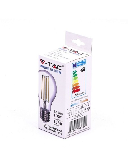 V-TAC VT-2123 LED Bulb E27 12.5W A70 Filament